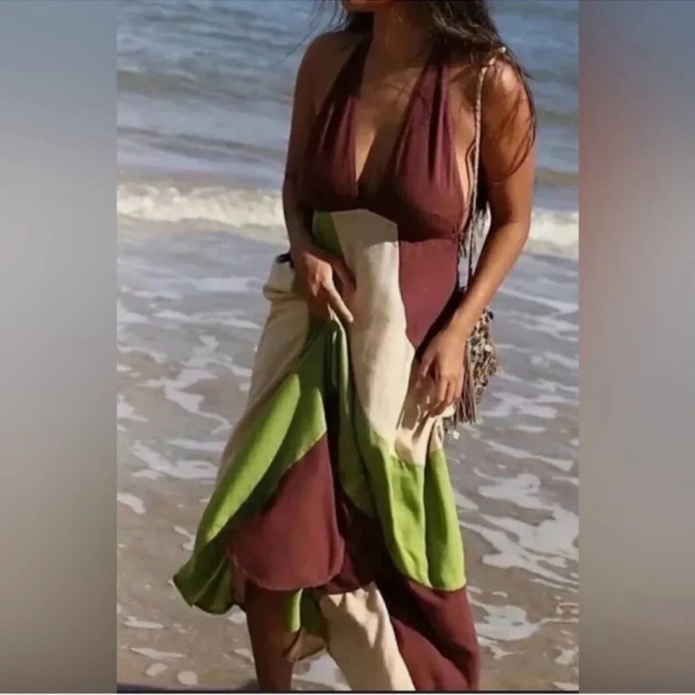 Free People Give Me A Spin Midi Dress